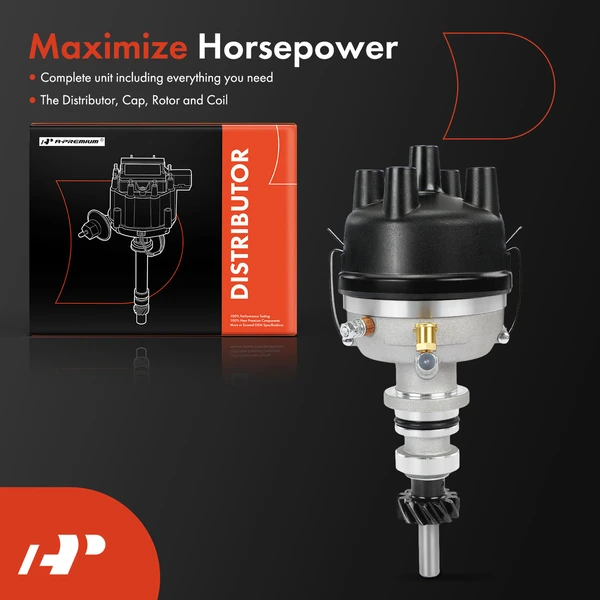 Ignition Distributor with Cap & Rotor for Ford Tractors 500 600 700 800 900 501