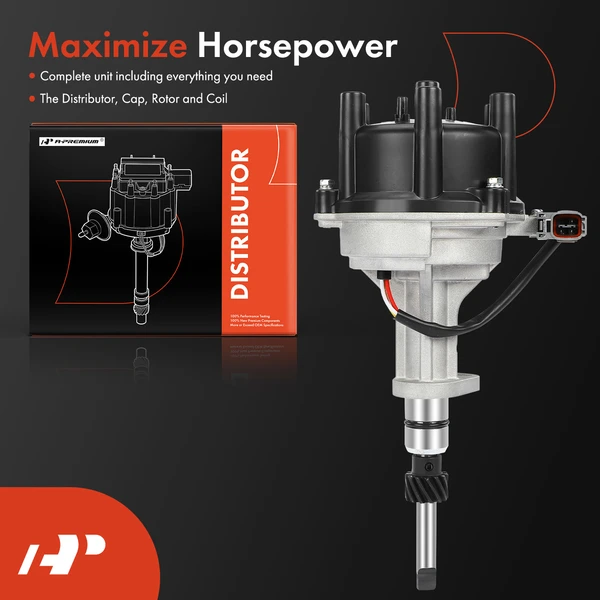 Ignition Distributor with Cap & Rotor for Toyota Land Cruiser 1988-1992 L6 4.0L