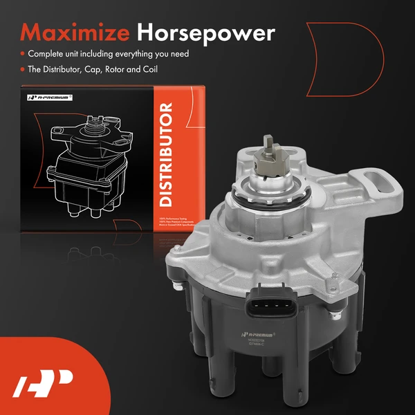 Ignition Distributor with Cap & Rotor for Toyota Camry Lexus ES300 92-93 V6 3.0L