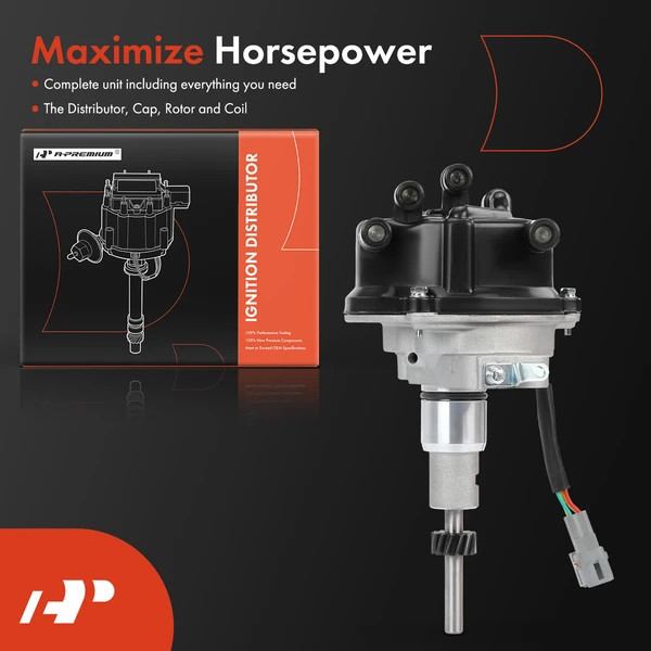 Ignition Distributor with Cap & Rotor for Toyota 4Runner Pickup 88-91 V6 3.0L