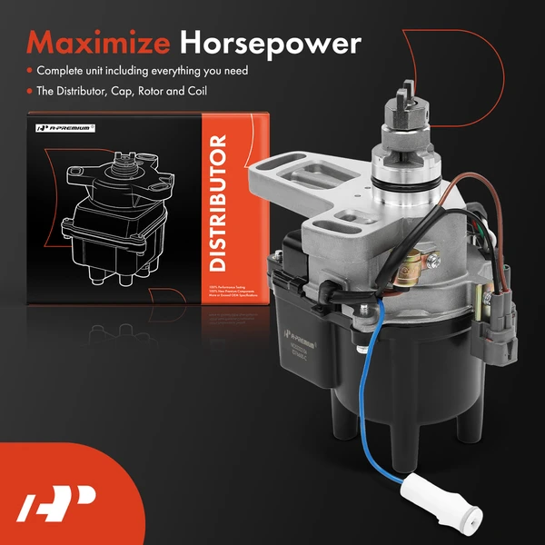 Ignition Distributor with Cap & Rotor for Toyota Camry 87-91 Celica 87-89