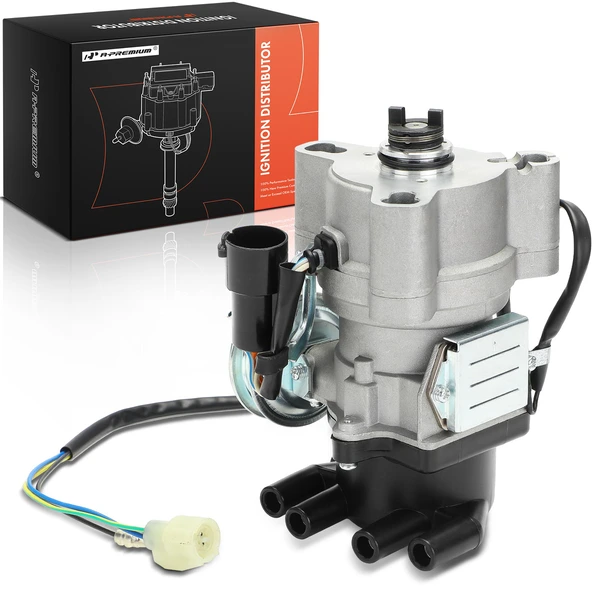 Ignition Distributor with Cap & Rotor for Honda Accord 1986-1989 Prelude 1985-1987