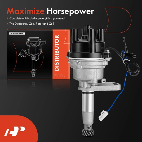 Ignition Distributor with Cap & Rotor for Mazda B2200 1987-1993 L4 2.2L