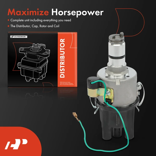 Ignition Distributor with Cap & Rotor for VW Beetle Rabbit Transporter Porsche