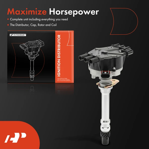 Ignition Distributor with Cap & Rotor for Chevy Silverado 1500 99-07 GMC V6 4.3L