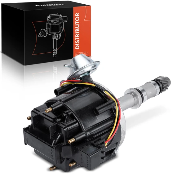 Ignition Distributor with Cap & Rotor for Buick Regal 77-87 Cadillac Chevy GMC