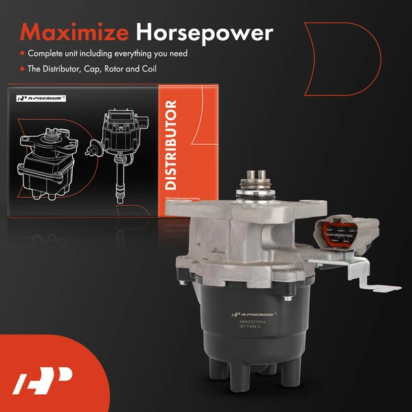 Ignition Distributor with Cap & Rotor for Honda Odyssey Isuzu Oasis 1996-1997 2.2L