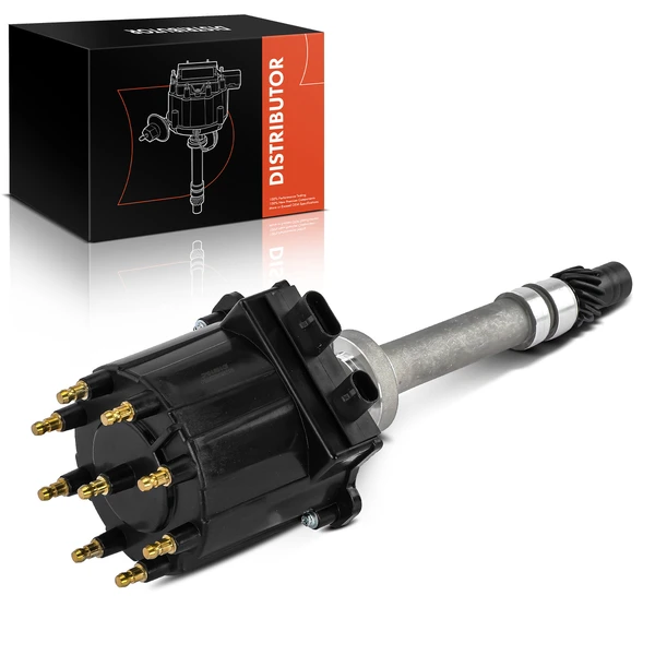 Ignition Distributor with Cap & Rotor for Chevy Caprice Buick Roadmaster Cadillac