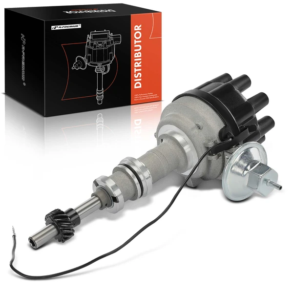 Ignition Distributor with Single Vacuum for Ford Mustang Mercury Cougar V8 5.8L