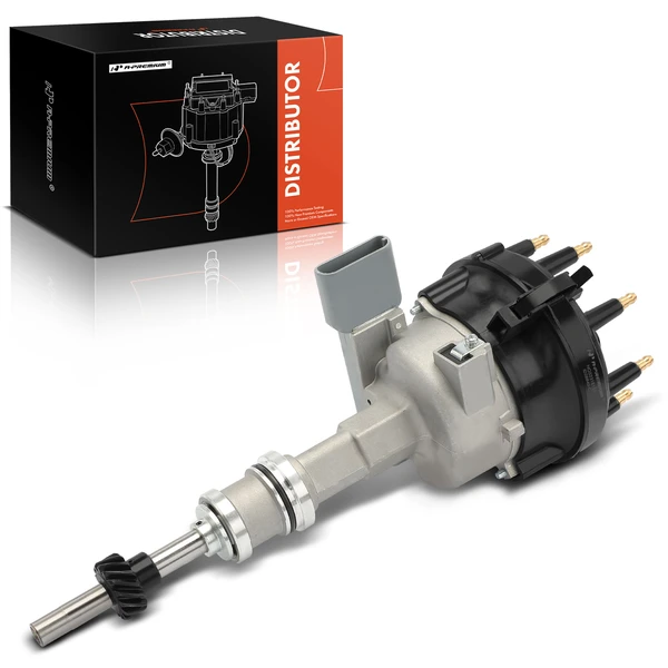 Electronic Distributor with Ignition Module & Cap for 1988-1991 Ford E-350 Econoline Club Wagon