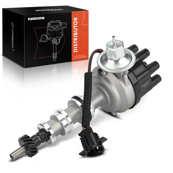 Ignition Distributor with Cap & Rotor for Ford F-100 F-150 F-250 F-350 5.9L 6.4L
