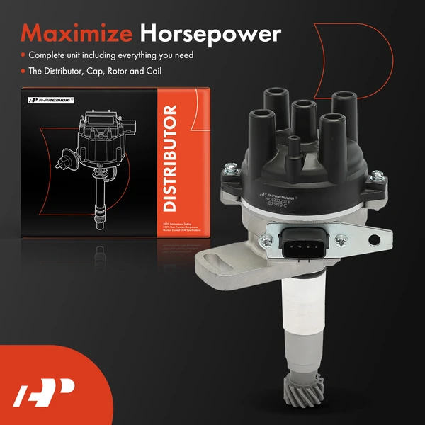 Ignition Distributor with Cap & Rotor for Mazda B2200 1990-1993 FI