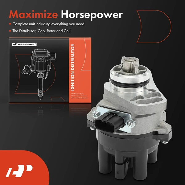 Ignition Distributor with Cap & Rotor for Ford Escort Mercury Tracer 91-96