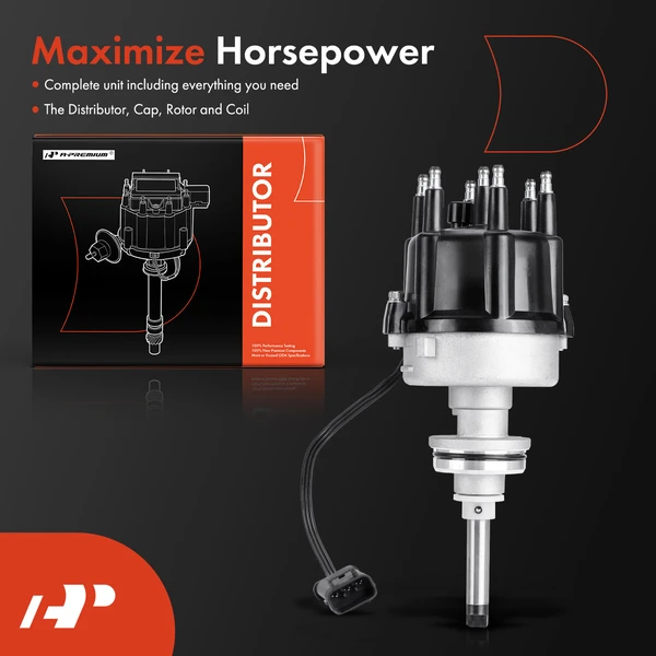 Ignition Distributor with Cap & Rotor for Dodge Ram 1500 B1500 Dakota Durango
