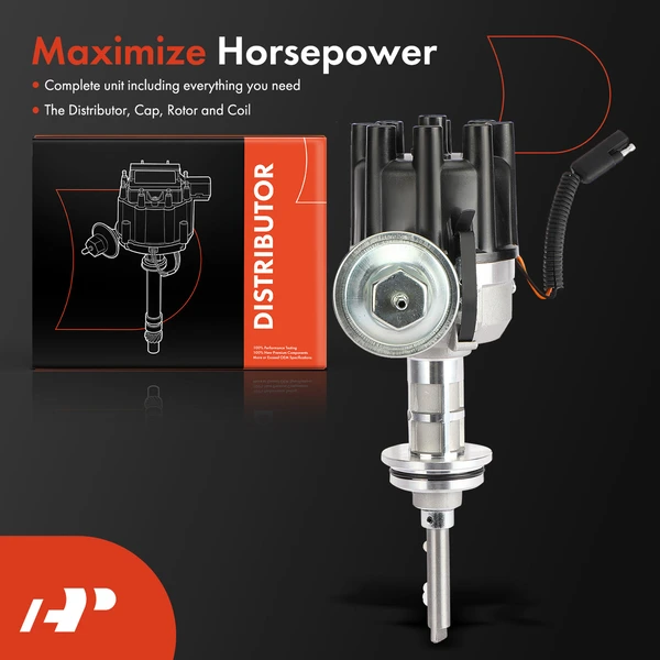 Ignition Distributor with Cap & Rotor for Dodge Aspen B100 RD200 MB300 W150