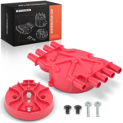 Red Distributor Cap and Rotor Kit