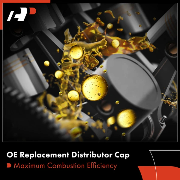 Red Distributor Cap and Rotor Kit for Chevy Tahoe GMC Yukon Cadillac Escalade