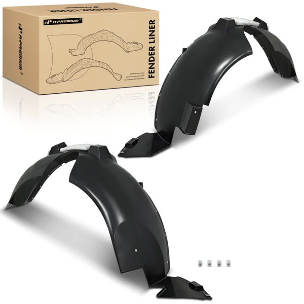 A-Premium APIF240 Fender Liner Front Driver & Passenger