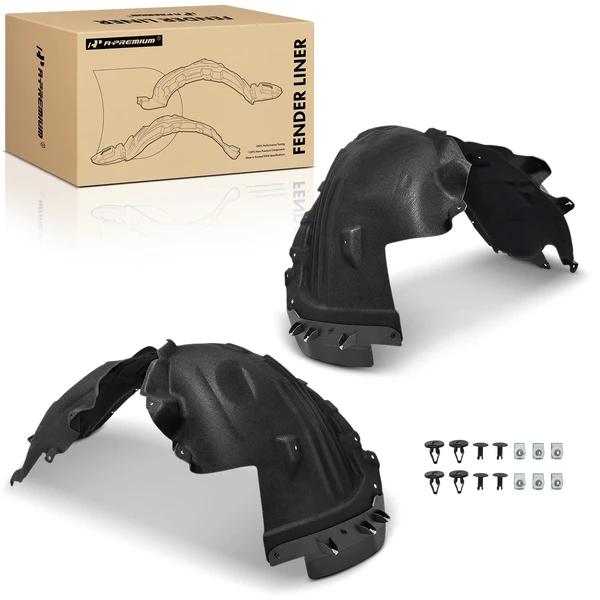 A-Premium APIF242 Fender Liner Front Driver & Passenger