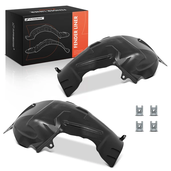 A-Premium APIF244 Fender Liner Front Driver & Passenger