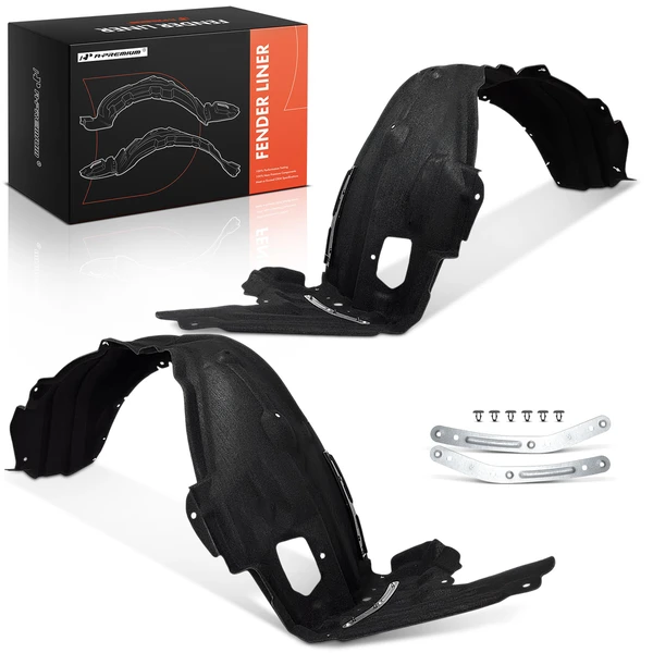 A-Premium APIF248 2017 Lexus IS200t Fender Liner Front Driver & Passenger