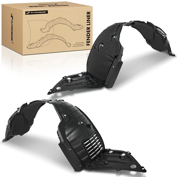 A-Premium APIF254 Fender Liner Front Driver & Passenger
