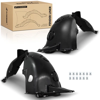 2 Pcs Front Inner Fender Liners Dustproof PP