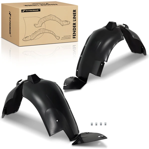A-Premium APIF260 Fender Liner Front Driver & Passenger