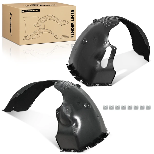 A-Premium APIF265 Fender Liner Front Driver & Passenger