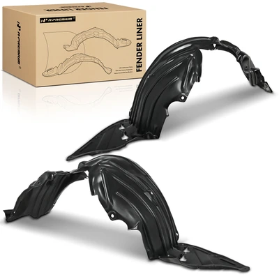 2 Pcs Front Inner Fender Liners Splash Shield Dustproof PP