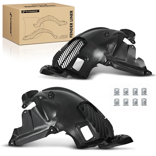 A-Premium APIF287 Fender Liner Front Driver & Passenger