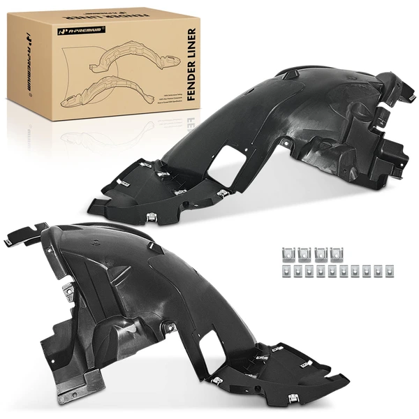 A-Premium APIF295 Fender Liner Front Driver & Passenger