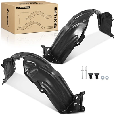 2 Pcs Front HDPE Inner Fender Liners Splash Shield
