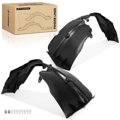 2 Pcs Front PP Plastic Inner Fender Liners Splash Shield