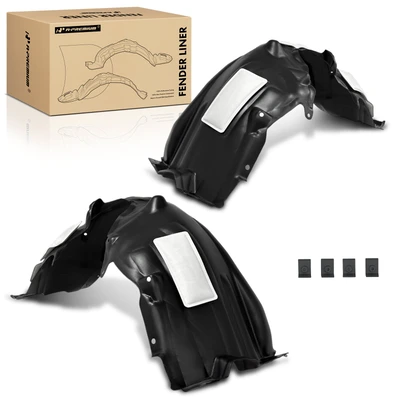 2 Pcs Front Inner Fender Liners with Insulation Foam