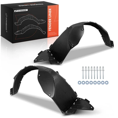 2 Pcs Front Inner Fender Liners with Insulation Foam