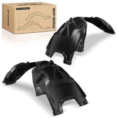 2 Pcs Front Inner Fender Liner Dustproof Durable PP+PET