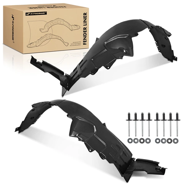 A-Premium APIF309 Fender Liner Front Driver & Passenger
