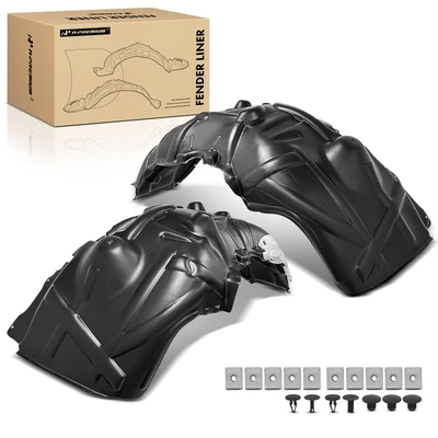 2 Pcs Front HDPE Inner Fender Liners