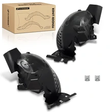2 Pcs Front Inner Fender Liners PP/TPE