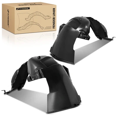 2 Pcs Front Inner Fender Liners Splash Shield Dustproof PP