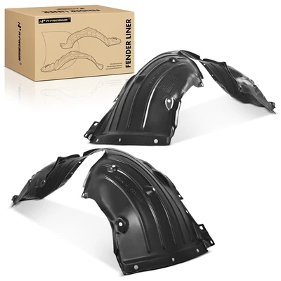 2 Pcs Front Inner Fender Liner Splash Guard Shield Dustproof