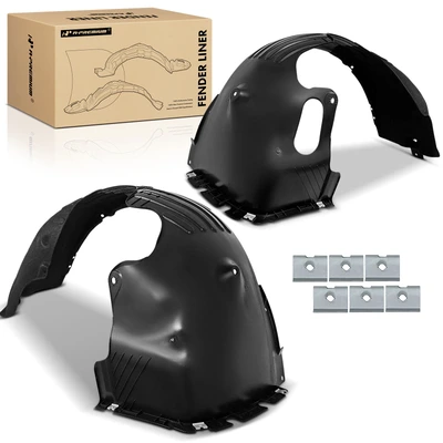 2 Pcs Front Inner Fender Liner Splash Guard Shield