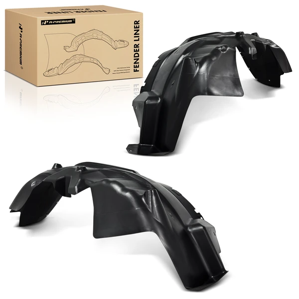 2 Pcs Front Inner Fender Liners Splash Guard Shield PP for 2022-2024 Nissan Frontier