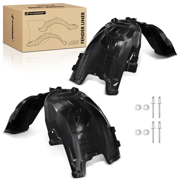 A-Premium APIF325 Fender Liner Front Driver & Passenger