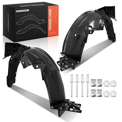 2 Pcs Front Inner Fender Liners Injection Molding PE