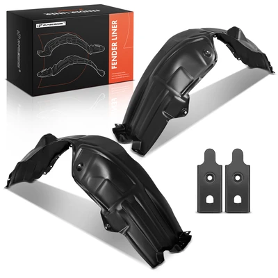 2 Pcs Front HDPE Inner Fender Liners Dustproof