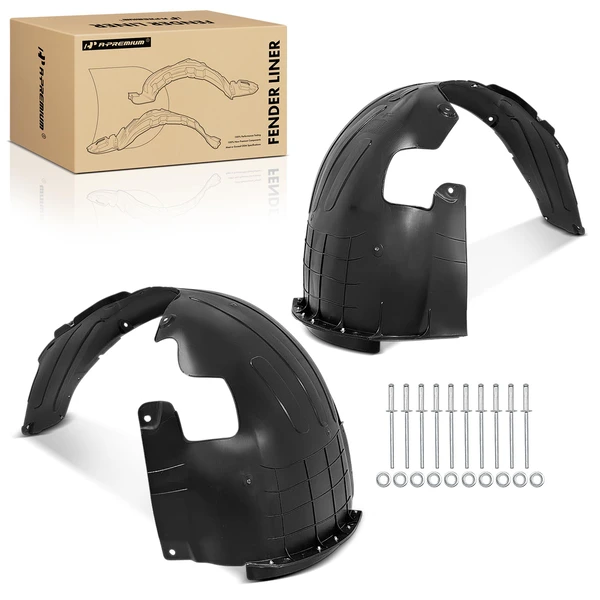 A-Premium APIF331 Fender Liner Front Driver & Passenger