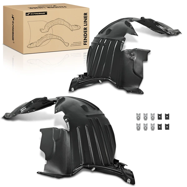 A-Premium APIF334 Fender Liner Front Driver & Passenger