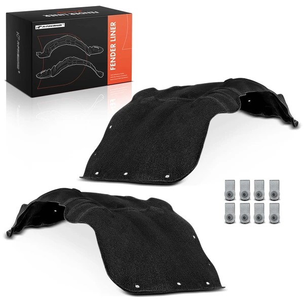 2 Pcs Front PET Inner Fender Liners for 2015-2022 Chevrolet Colorado